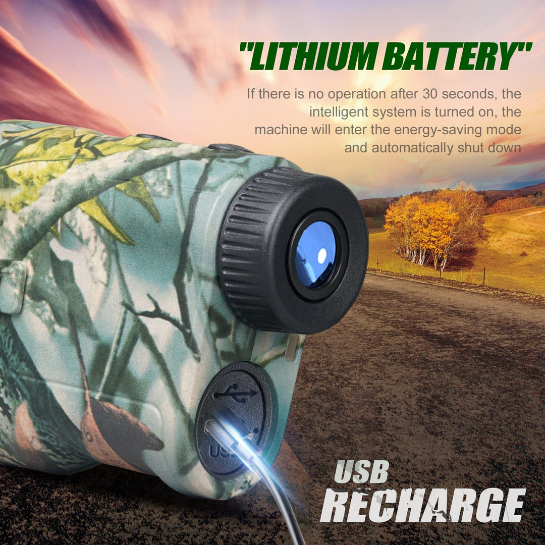 BowLift | Laser Distance Meter TERRAVIEW 1000 | Up to 1000 m range | Camouflage design | Waterproof & Rechargeable | For hunting & outdoor