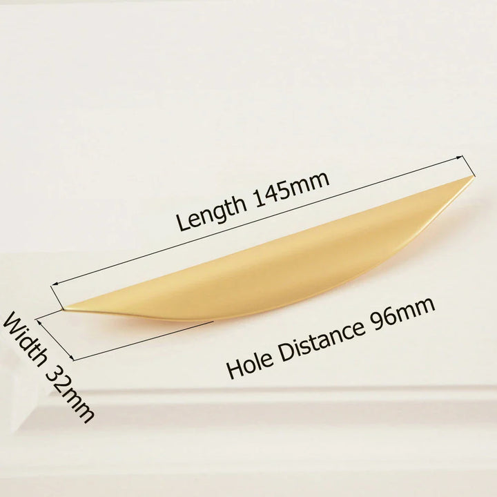 Half Moon Cupboard Door Pulls Kitchen Cabinet Handles and Drawer Knobs | Bowlift