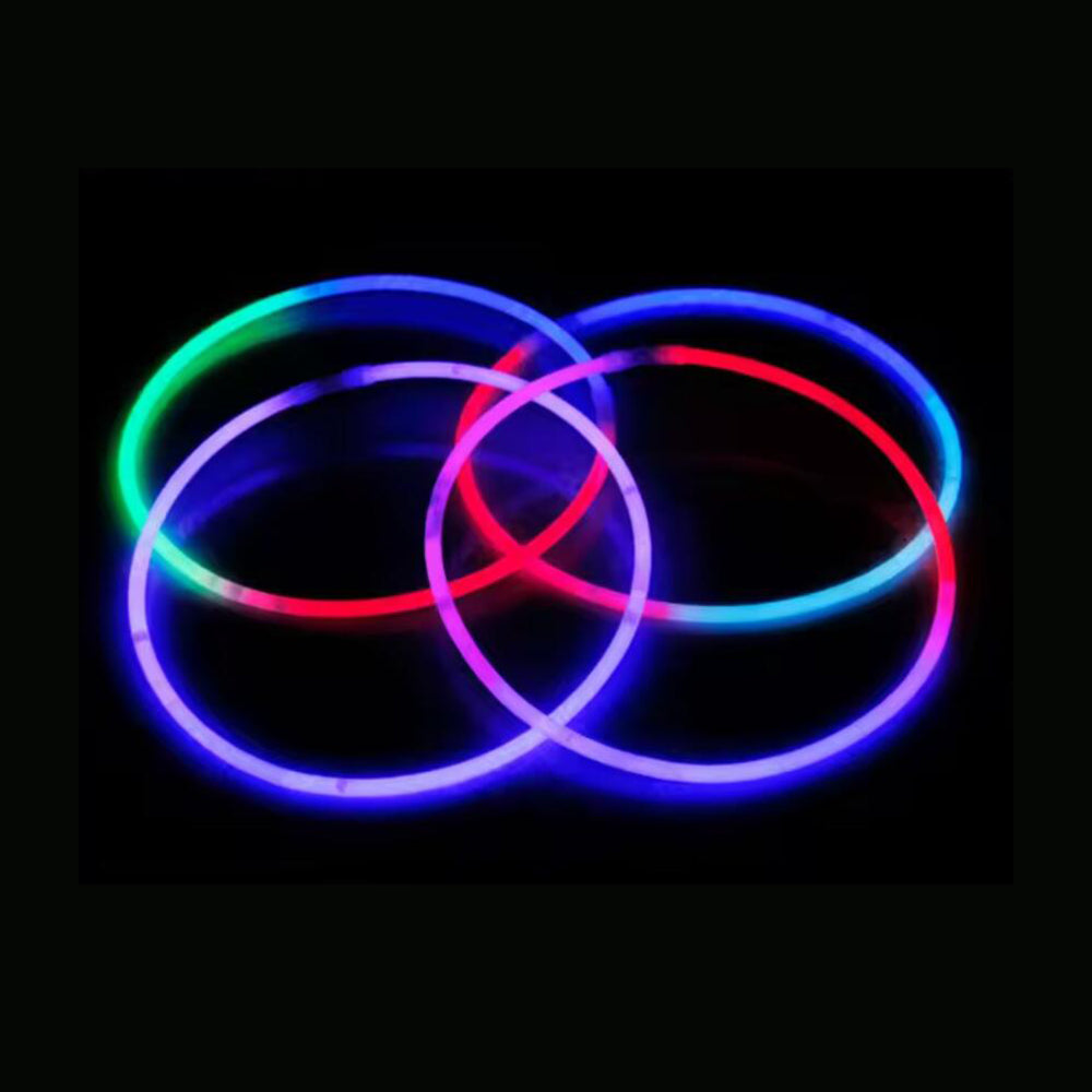 Glow Necklace Tri-color (50 pieces), 5 x 580 mm | Bowlift