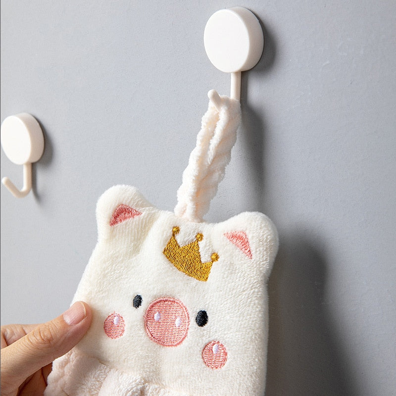 Hand Towel Household Cute Absorbent Kitchen Towel Rag Wipe Towel | Bowlift