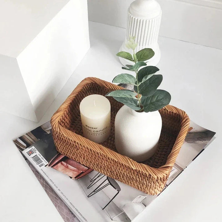BowLift | Handwoven Rattan Willow Basket for Storage