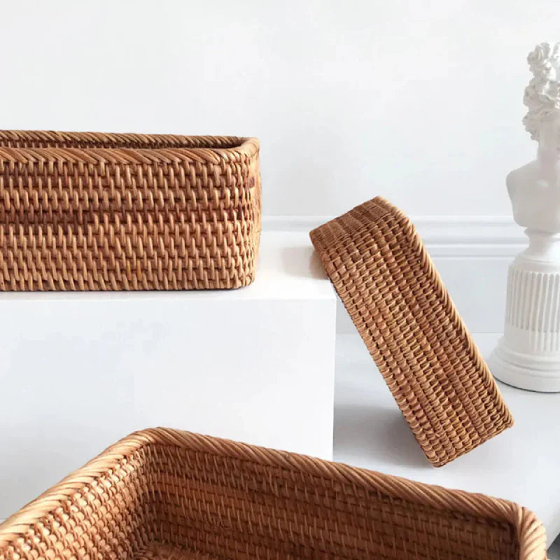 BowLift | Handwoven Rattan Willow Basket for Storage