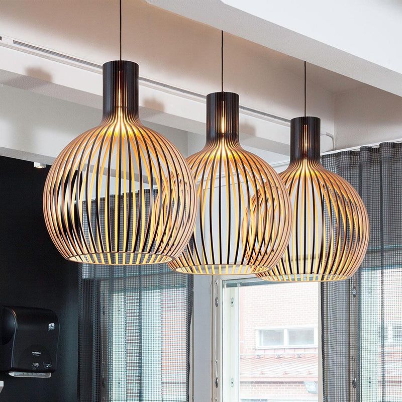 BowLift | Handcrafted Wooden Pendant Light - RustikAura