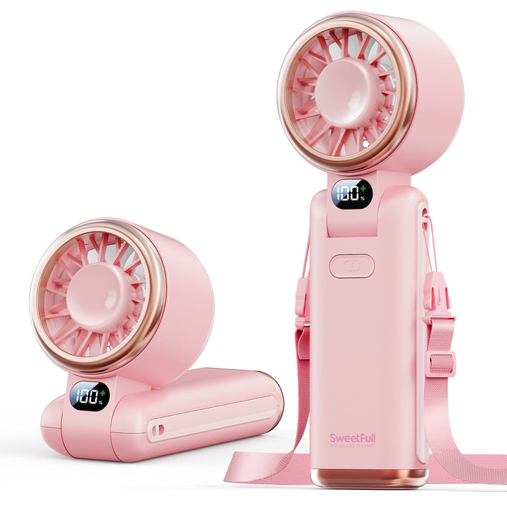 Foldable Handheld Fan - 5-Speed High-Speed Portable Fan | Bowlift