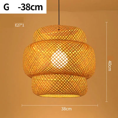 BowLift | Handmade Rattan Pendant Lamp - RayaLicht