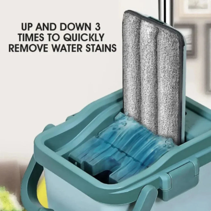 BowLift | Hands-Free Flat Mop with Bucket - FlexiMop
