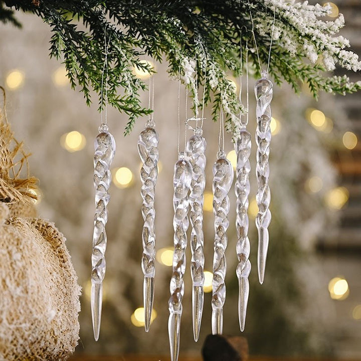 BowLift | Hanging Christmas Icicle Ornaments - Christmas Tree Hanging Icicle Ornaments Bundle