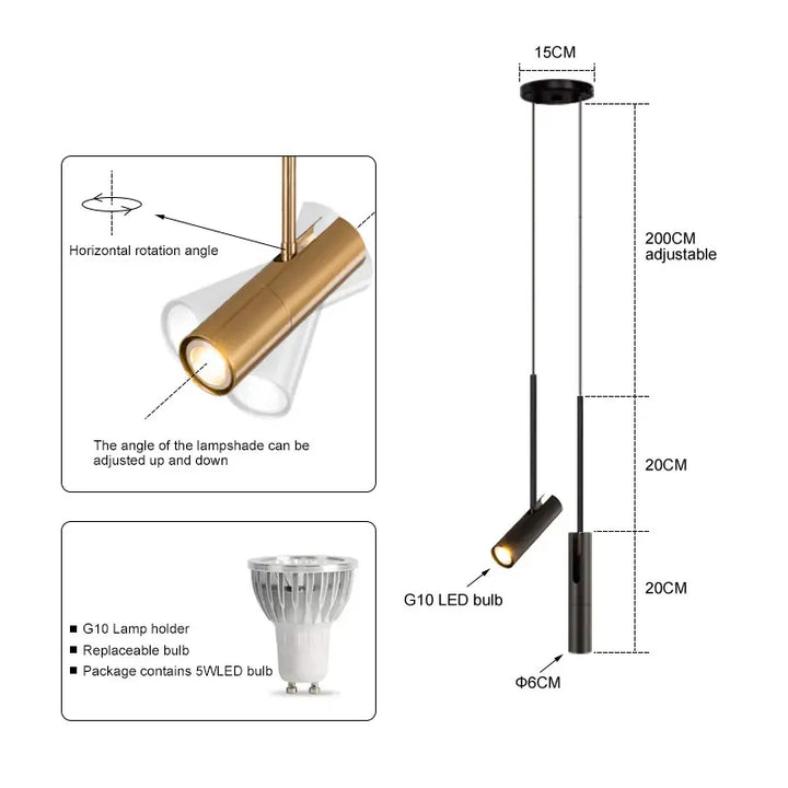 BowLift | Modern LED Pendant Lamp Bedroom