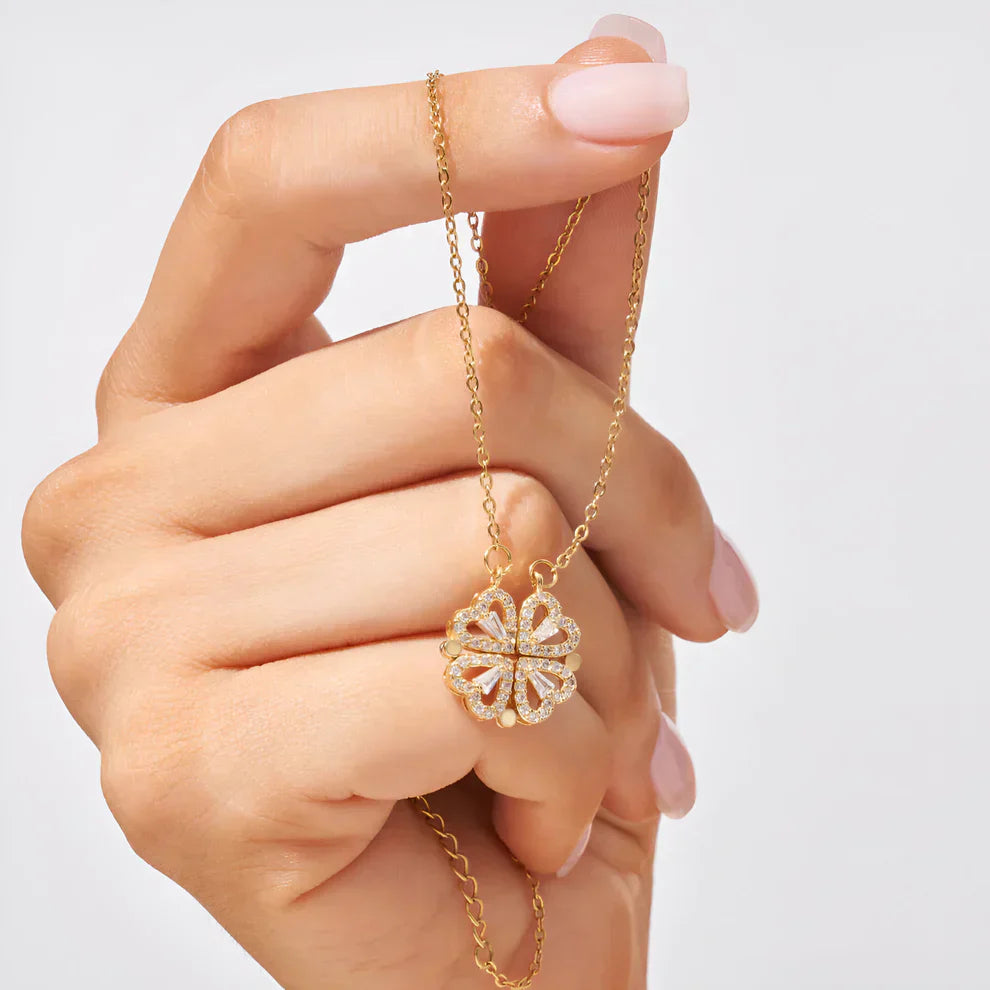 BowLift | Heart-shaped necklace with crystals