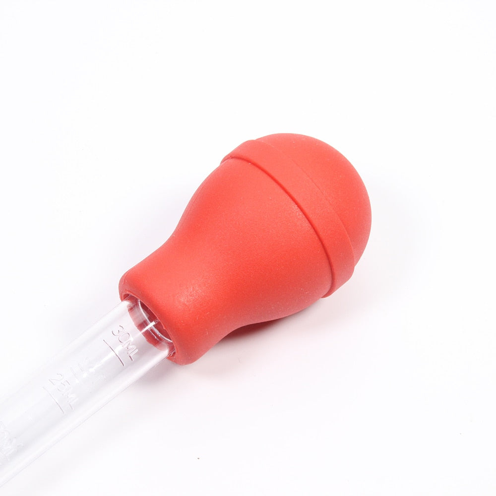 Heat Resistant Baster with Rubber Bulb Baster Tube with Measurement | Bowlift