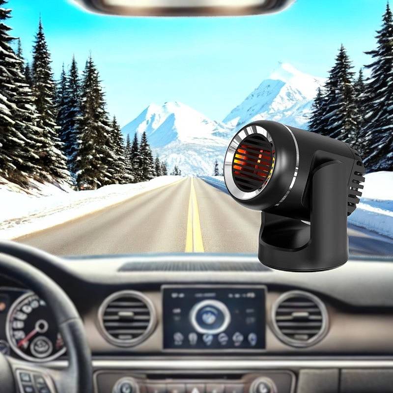 BowLift | 12V Portable Car Heater with 360° Rotation & Overheat Protection
