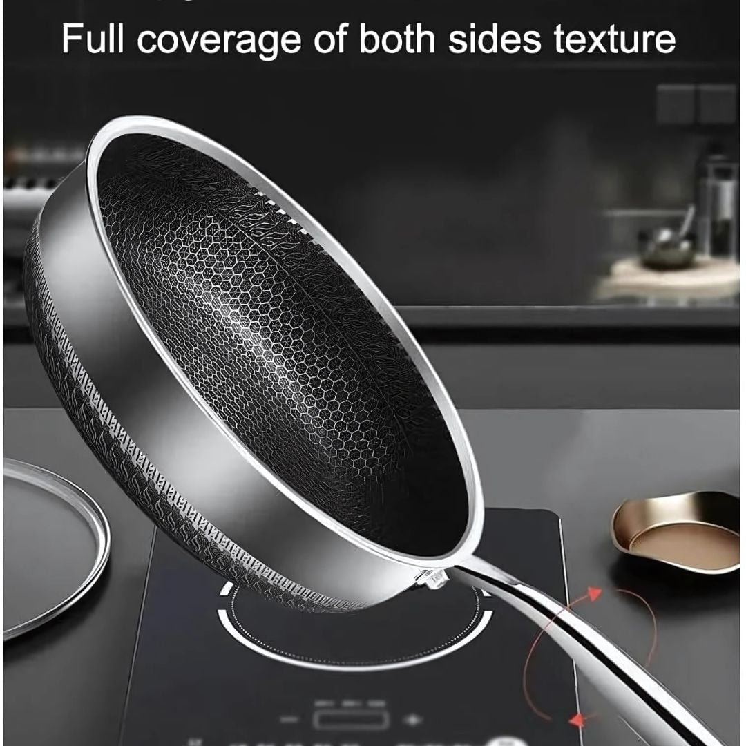 BowLift | PANFORGE – Stainless Steel Non-Stick Pan with Hexa Surface