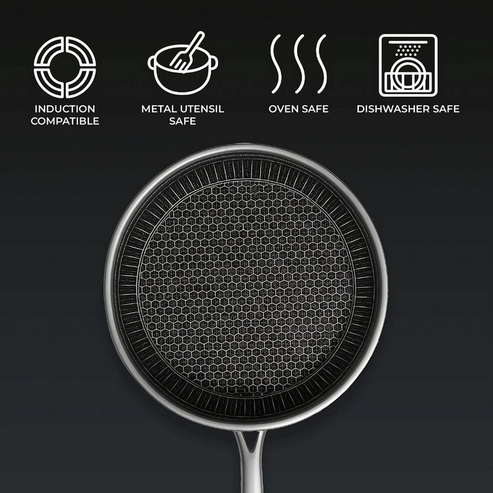 BowLift | PANFORGE – Stainless Steel Non-Stick Pan with Hexa Surface