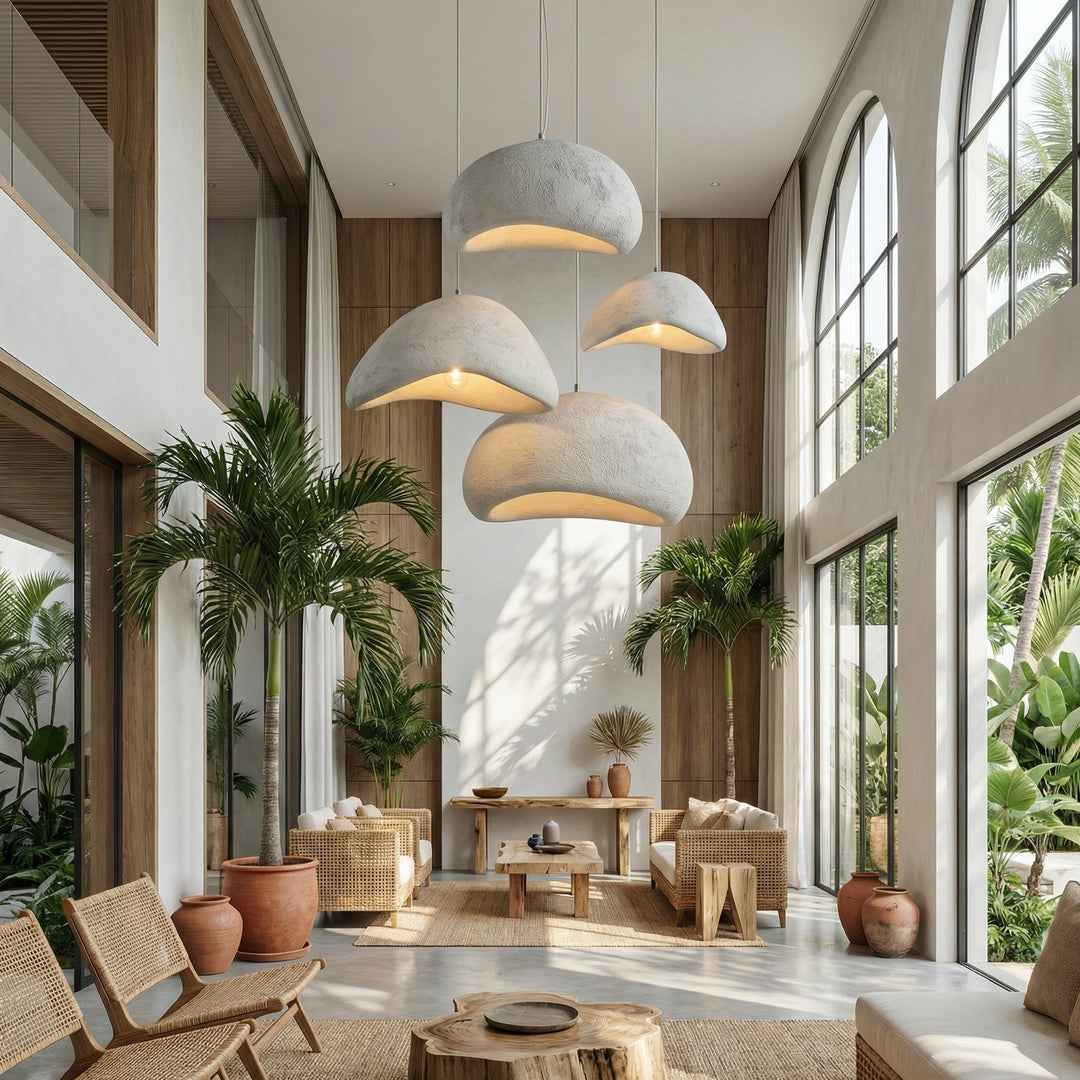 Wabi Sabi Pendant Light Bowlift