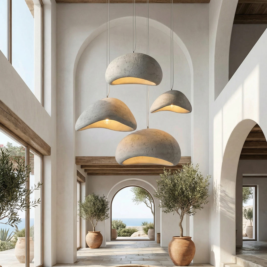 Wabi Sabi Pendant Light Bowlift