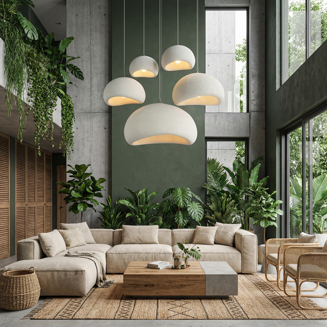 Wabi Sabi Pendant Light Bowlift