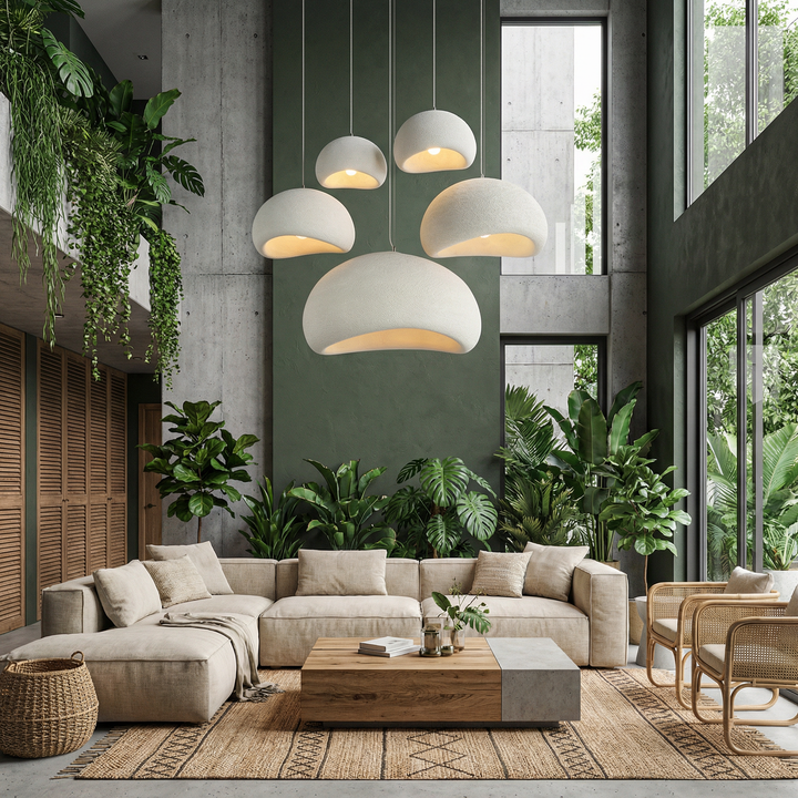 Wabi Sabi Pendant Light Bowlift