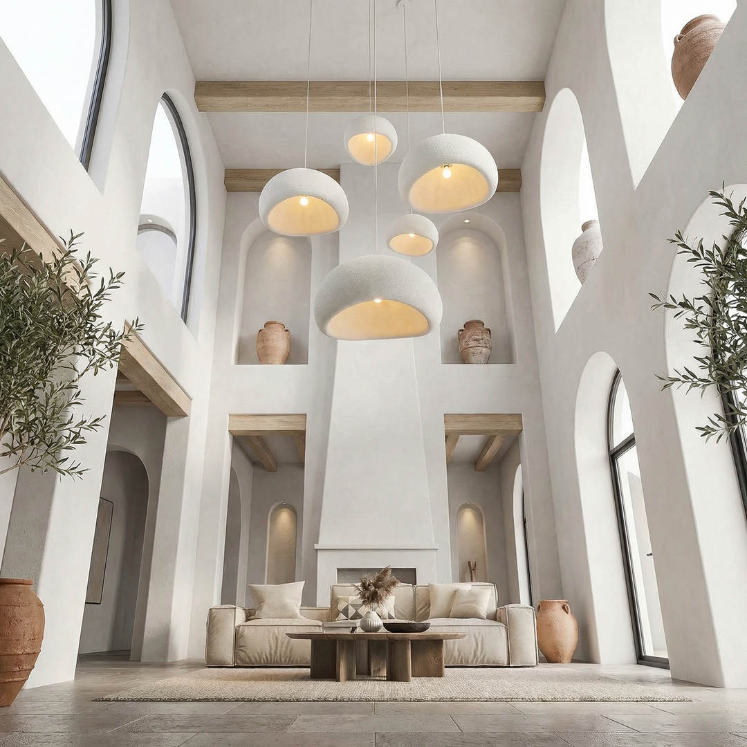 Wabi Sabi Pendant Light Bowlift