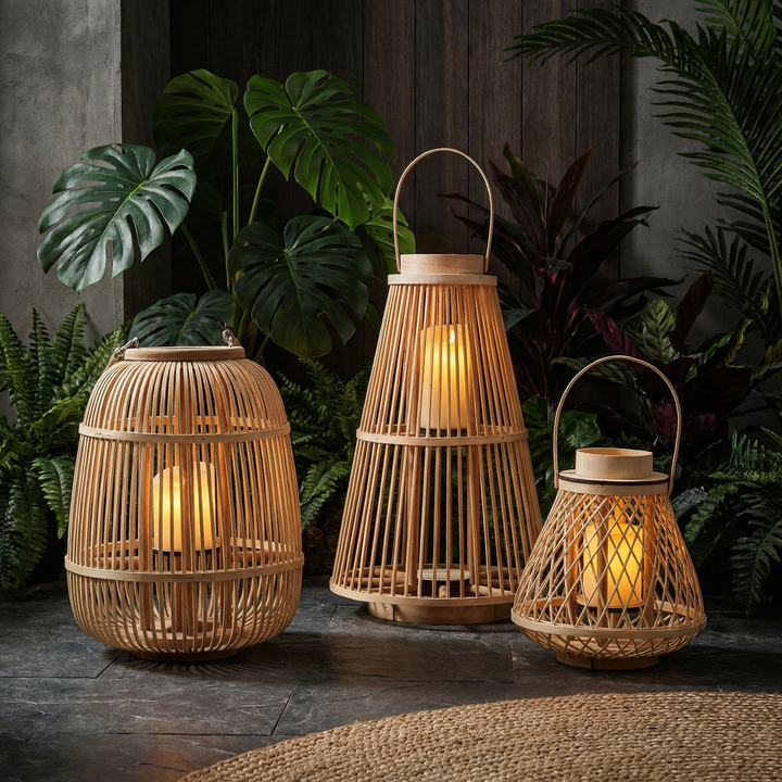 Rattan Lanterns Bowlift