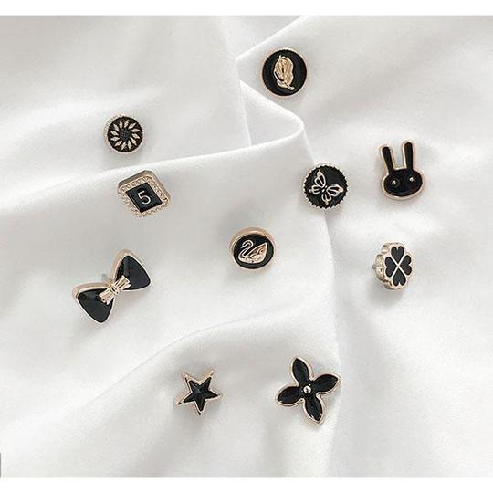 BowLift | SnapCover – Discreet button closure without sewing (set of 10)