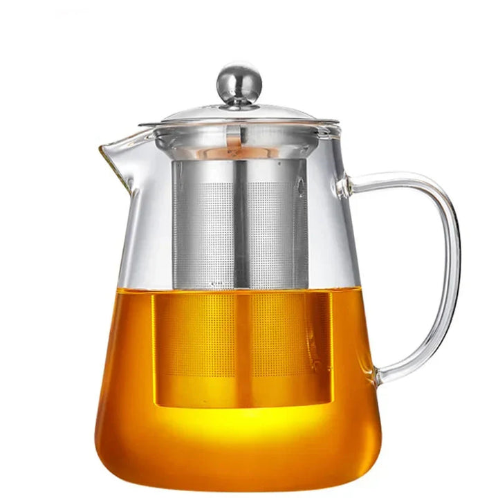 High Borosilicate Glass Teapot Heat Resistant Transparent Teaware | Bowlift