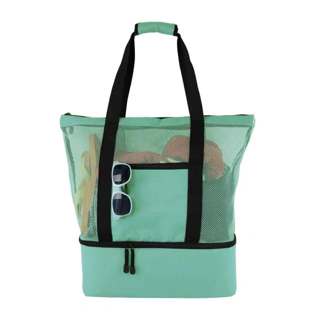 BowLift | High-Capacity Picnic and Beach Bag – Waterproof, Double-Layer Mesh Design for Outdoor Adventures