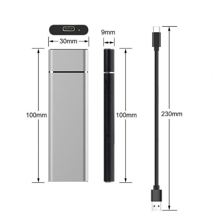 BowLift | External SSD Drive USB Aluminium Storage