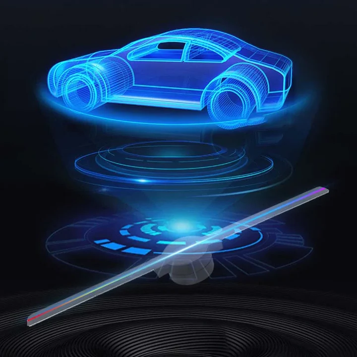 3D Hologram LED Fan Projector | Bowlift