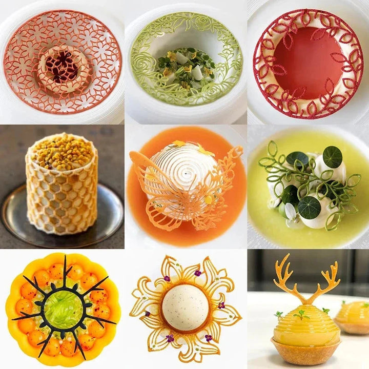 Hollow Out Butterfly Honeycomb Sugar Lace Pad Baking Silicone Mold | Bowlift