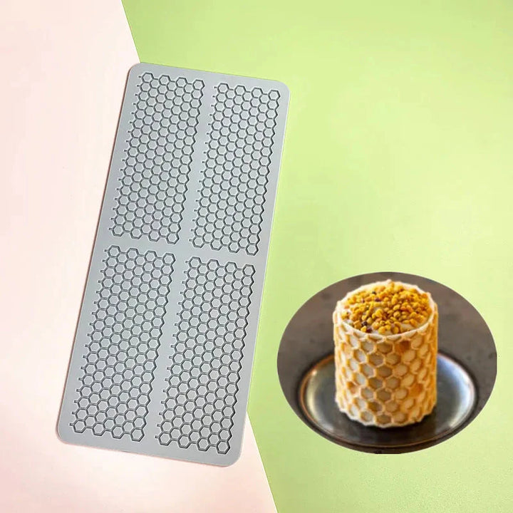 Hollow Out Butterfly Honeycomb Sugar Lace Pad Baking Silicone Mold | Bowlift