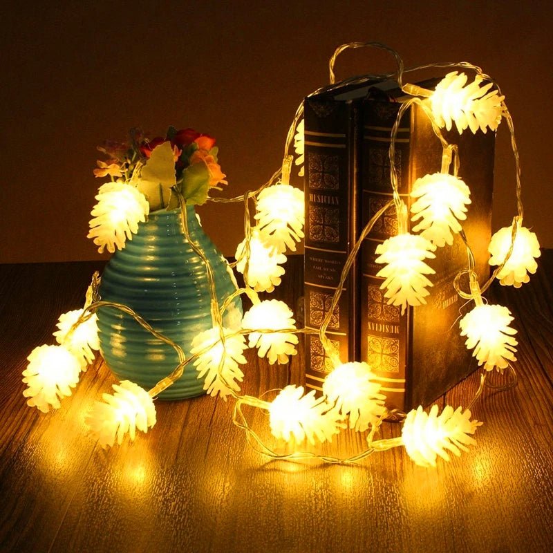 BowLift | Home Decor LED Warm Pinecone Lamp - Fairy Lamp Colorful For Christmas, Holiday and Home Decor