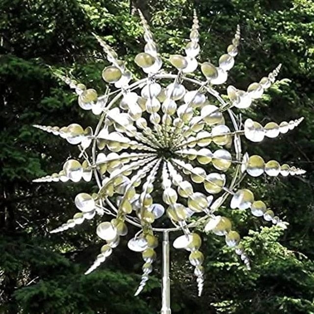 BowLift | Unique and magical windmill made of metal | Magical kinetic metal sculpture