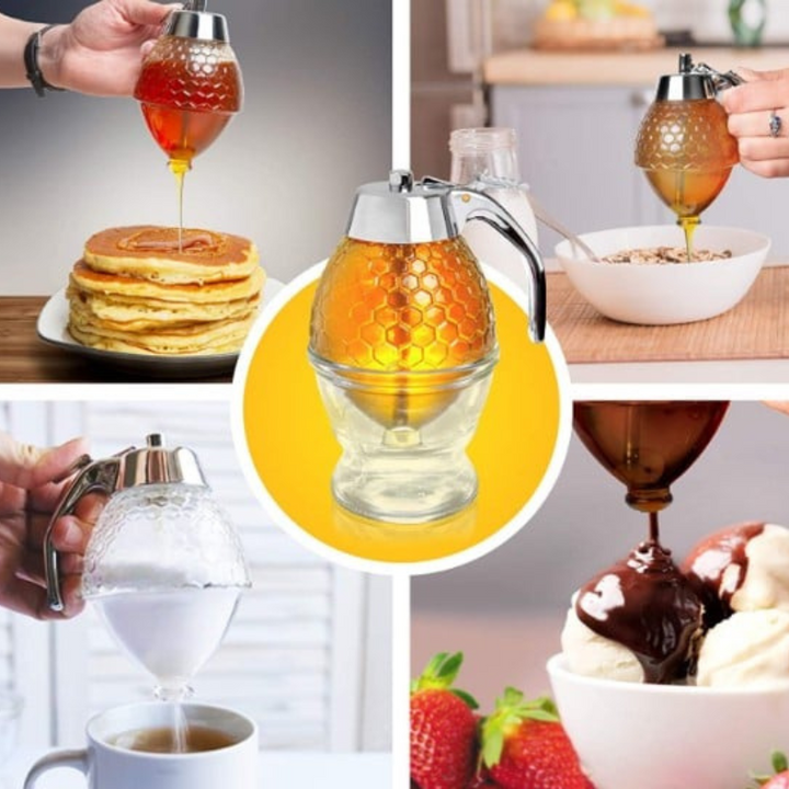 BowLift | Honey Dispenser with Drip-Free Technology - AmberDrop