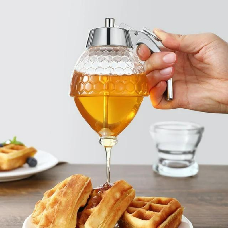 BowLift | Honey Dispenser with Drip-Free Technology - AmberDrop