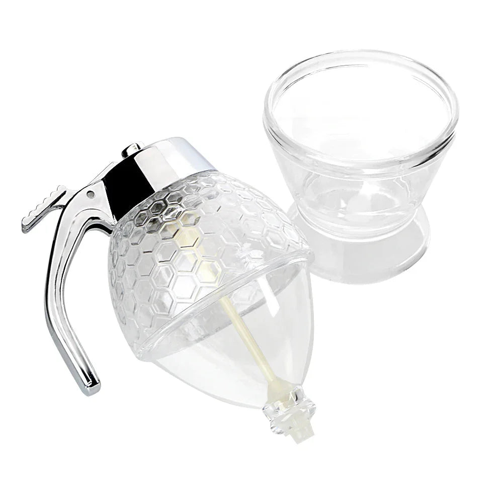 Honey Jar Container Honey Bottle Storage Bee Drip Dispenser | Bowlift