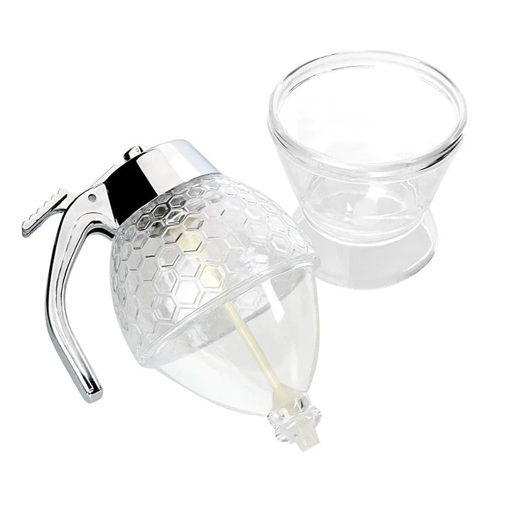 Honey Jar Container Honey Bottle Storage Bee Drip Dispenser | Bowlift