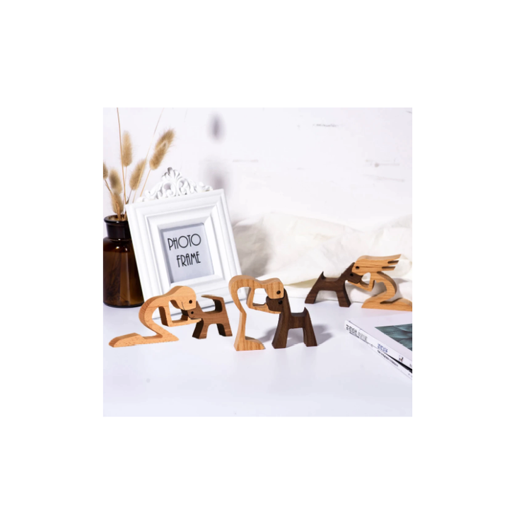 BowLift | Hugo Wooden Sculpture | Unique handmade figurine