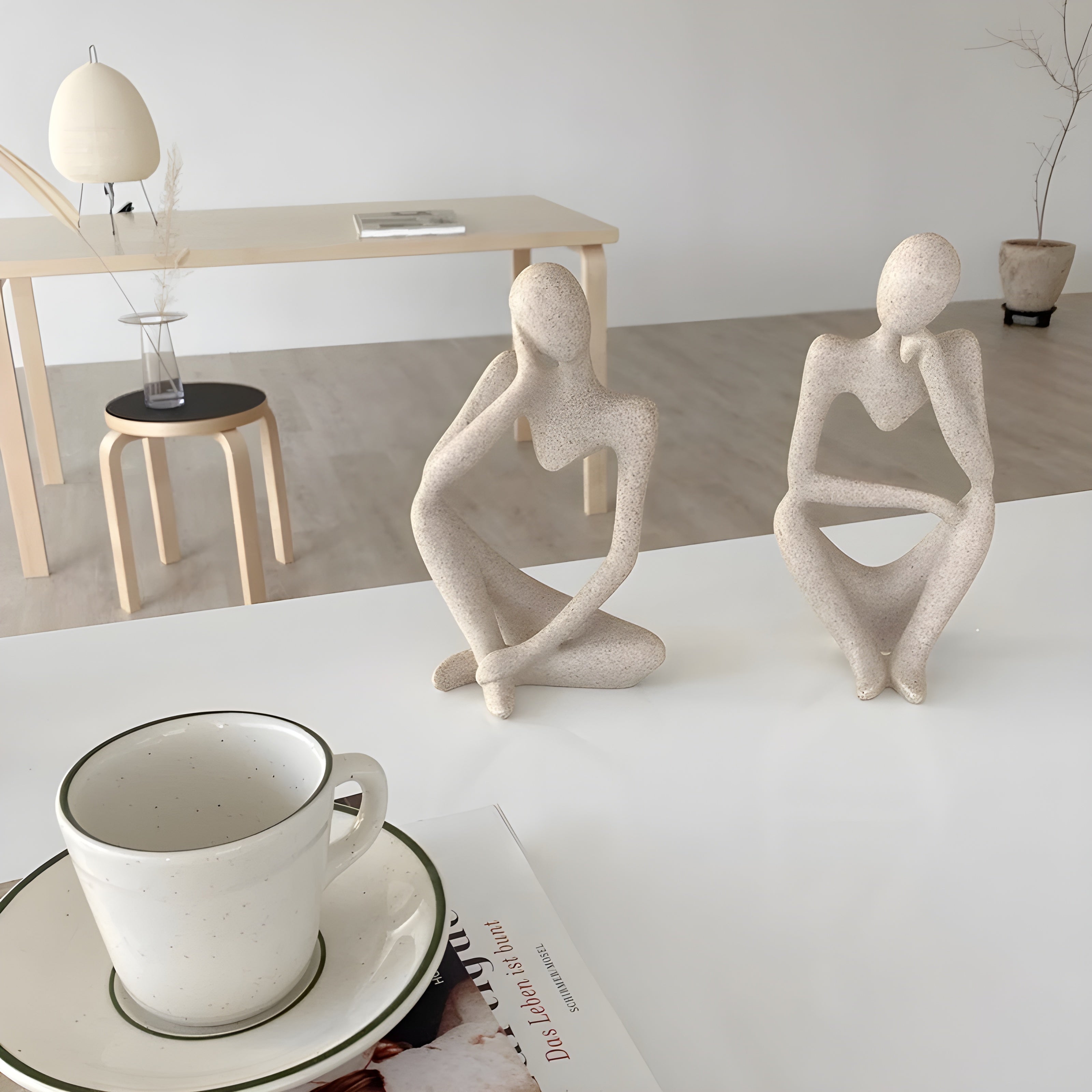 BowLift | Abstract Thinker Sculpture Home Decor