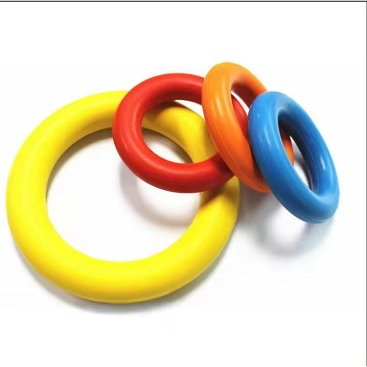 Dog Anti-Bite Training Ring ø9 cm made of Rubber - assorted colors | Bowlift