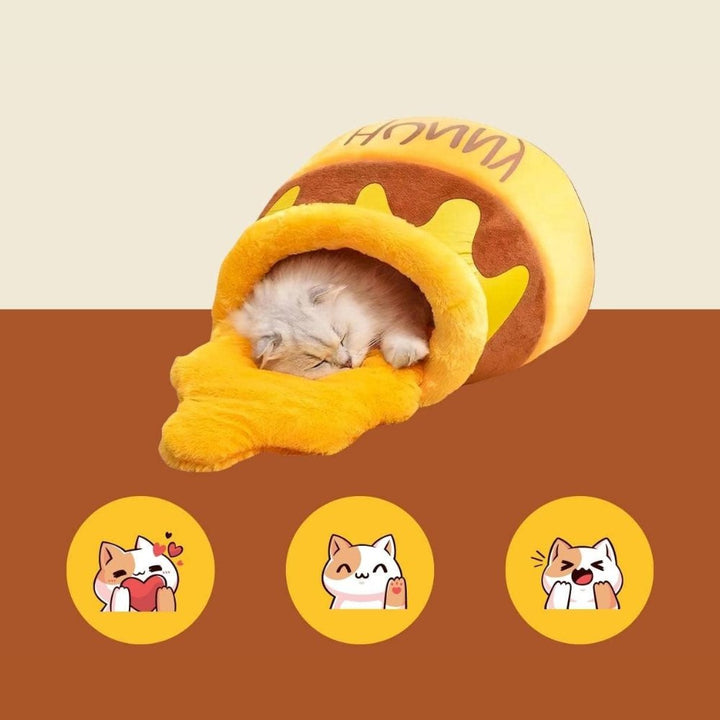HunnyPot • Honey Cat Bed - Honey Cat Bed - BowLift