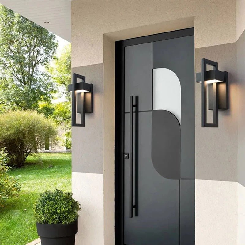 BowLift | Wall Lamp Outdoor Stainless Steel Black