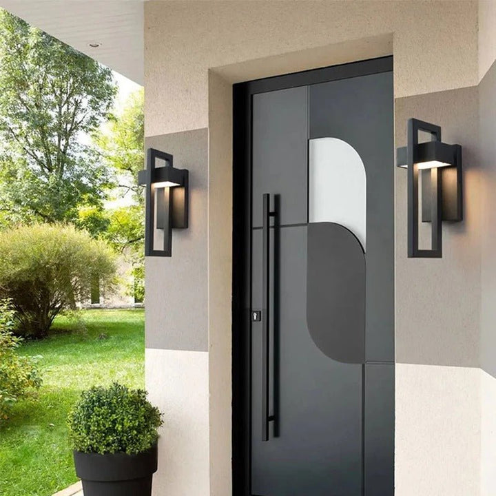 BowLift | Wall Lamp Outdoor Stainless Steel Black