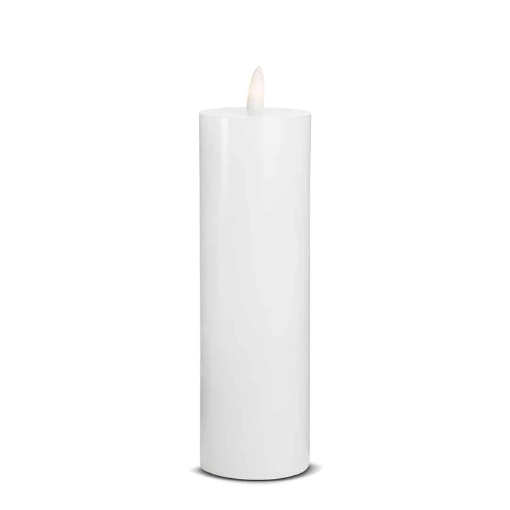 LED Candle (1 piece) with realistic 3D flame 5 x 20 cm | Bowlift