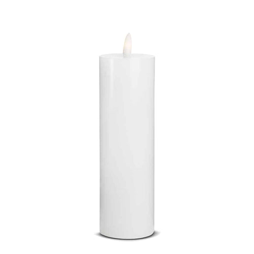 LED Candle (1 piece) with realistic 3D flame 5 x 20 cm | Bowlift