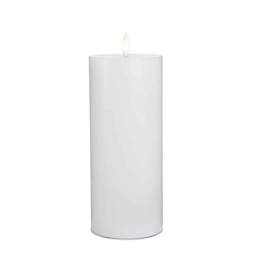 LED Candle (1 piece) with realistic 3D flame 7.5 x 20 cm | Bowlift