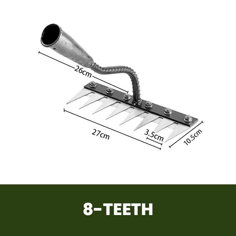 TuinTand Expert – Versatile Hand Rake Made of Carbon Steel for Precision Work | Bowlift