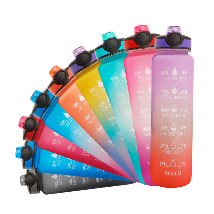 BowLift | HydraHero Water Bottle with Timeline - Stay Fresh, Stay Hydrated!