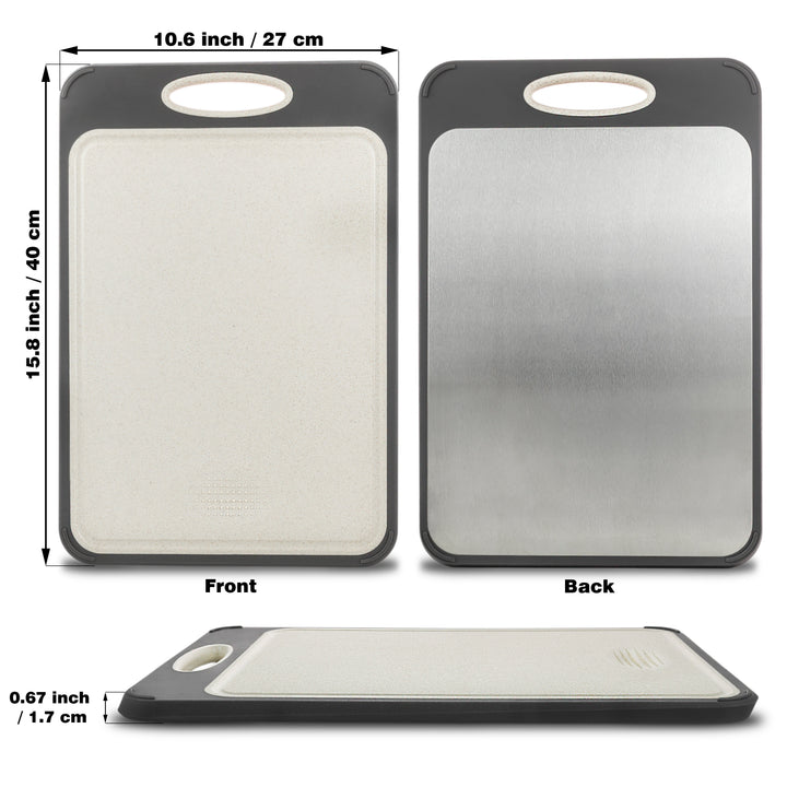 BowLift | Hygienic Stainless Steel Cutting Board - SteelSafe