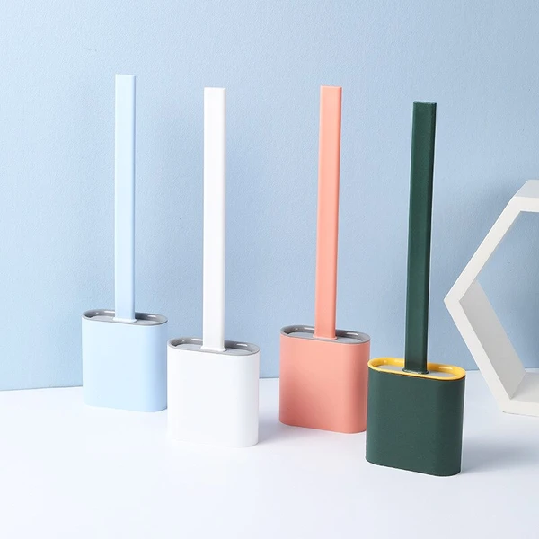 BowLift | Toilet Brush Silicone Flexible Wall Mounted Set