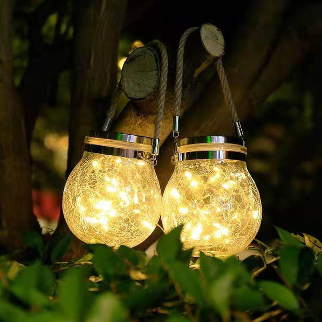 BowLift | SunGlow - Warm Solar Glass Lamp